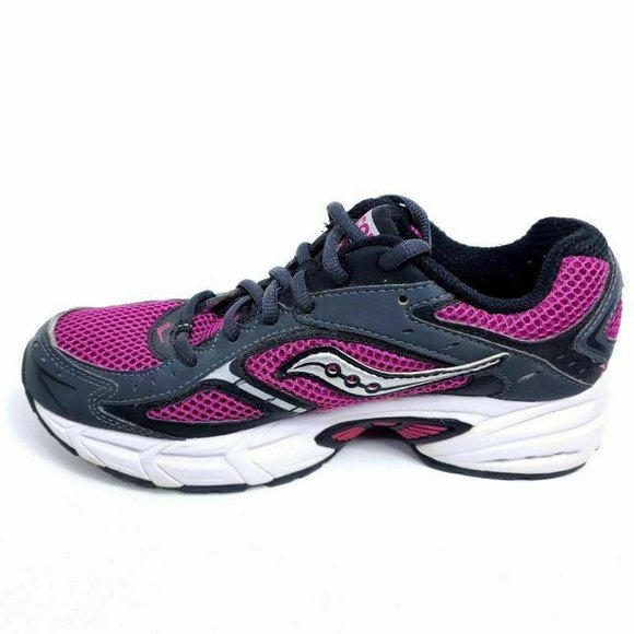 purple saucony sneakers